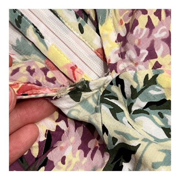 ANTHROPOLOGIE x FAITHFULL THE BRAND US 8/L Romper Ana Playsuit‎ Floral *READ* - Picture 7 of 16